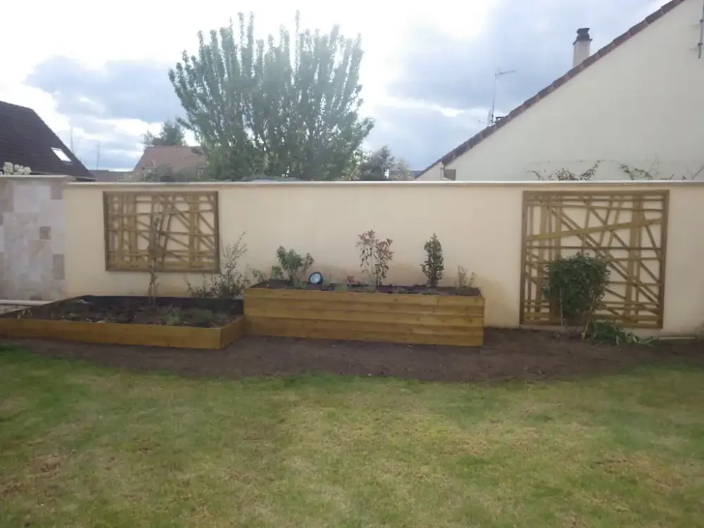 jardinière bois sur mesure 1